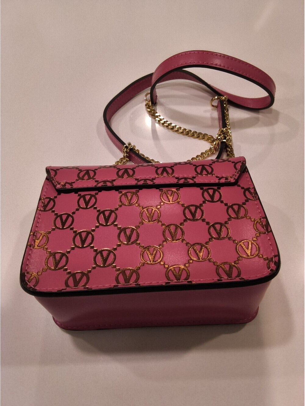 Valentino By Mario Valentino Bijou Monogram Leather Crossbody Bag New - Picture 3 of 8